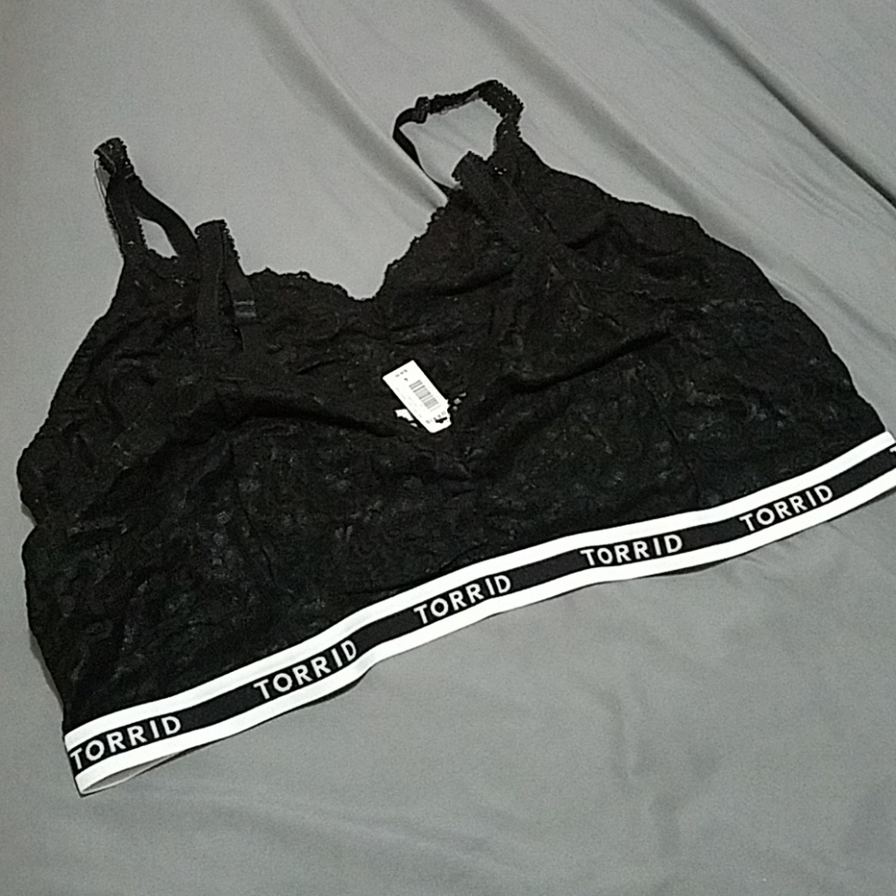 2 for 1 black lace bra